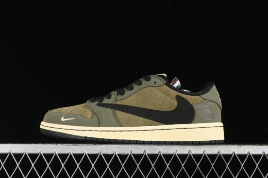 Nike Travis Scott x Fragment Design x Air Jordan 1 Low OG SP AJ1 Sneakers - CH6336-007