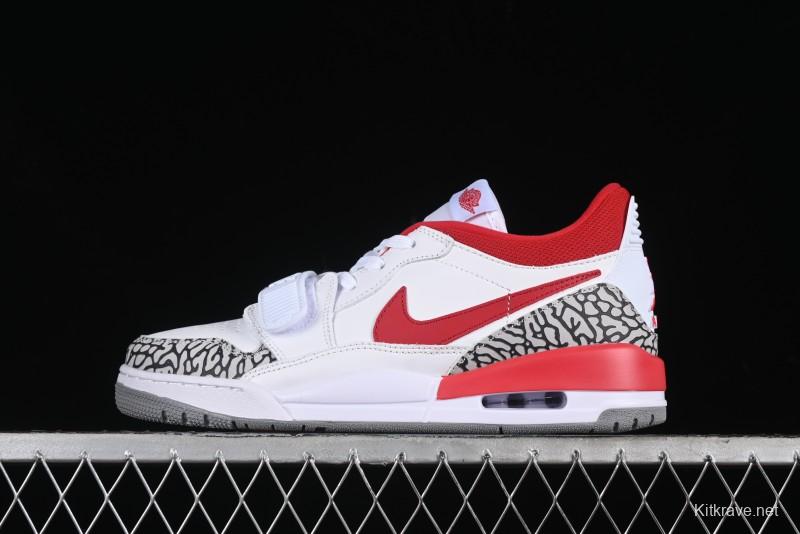 Nike Air Jordan Legacy AJ312 Low Sneakers with Triple Strap Design - FQ7827-106