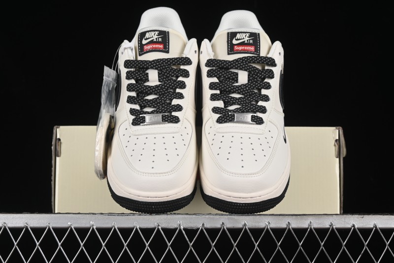 Nike Air Force 1 '07 Low Supreme Collaboration - White Black - XZ3368-001