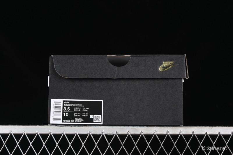 Nike KD 4 Galaxy All Star Basketball Shoes with Zoom Air Cushion and Adaptive Fit System - FD2635-001