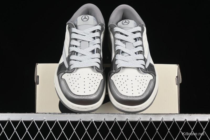 Nike Travis Scott x Fragment Design x Air Jordan 1 Low OG SP AJ1 Culture Casual Sneakers - AG3702-802