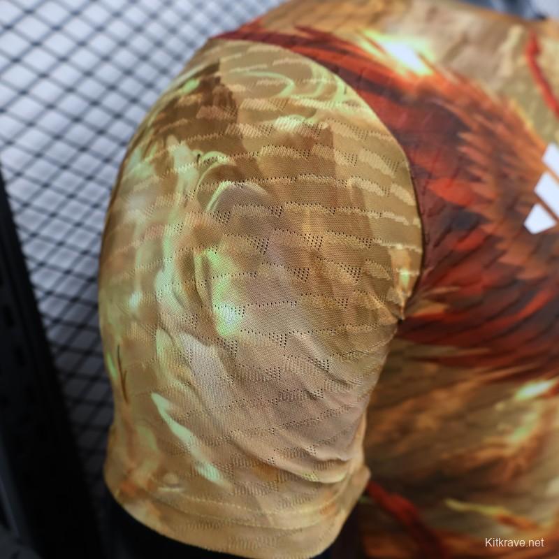 Player Version 25/26 Real Madrid Gold with Phoenix NA ZHA Jersey