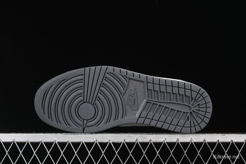 Nike Travis Scott x Fragment Design x Air Jordan 1 Low OG SP AJ1 Casual Sneakers - DM7866-018