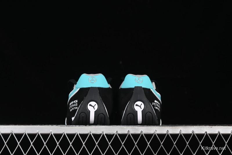 Puma Sparco Future Round Toe Lace-Up Leather Fabric Low-Top Lifestyle Casual Shoes - 308155-01