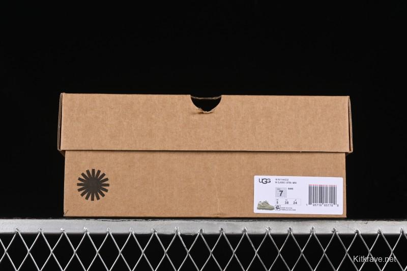 UGG Classic Ultra Mini Melange Low-Top Casual Shoes with Dual-Color Flat Laces - 1144032