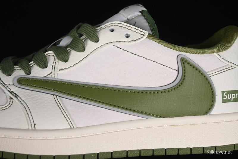 Nike Travis Scott x Fragment Design x Air Jordan 1 Low OG SP AJ1 Supreme Collaboration - XZ2268-002