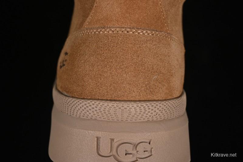 UGG Burleigh Chukka Comfortable Flat Lace-Up Round Toe Fashion Casual Boots - 1151773