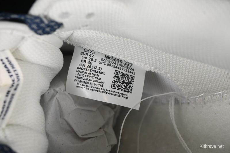 Nike SB Dunk Low Collaboration Three Swooshes Dark Blue Colorway Low-Top Casual Skateboarding Shoes - NK5639-327