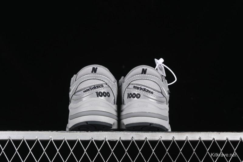 New Balance 1000 Series Retro Dad Style Low-Top Casual Running Sneakers - M1000TE