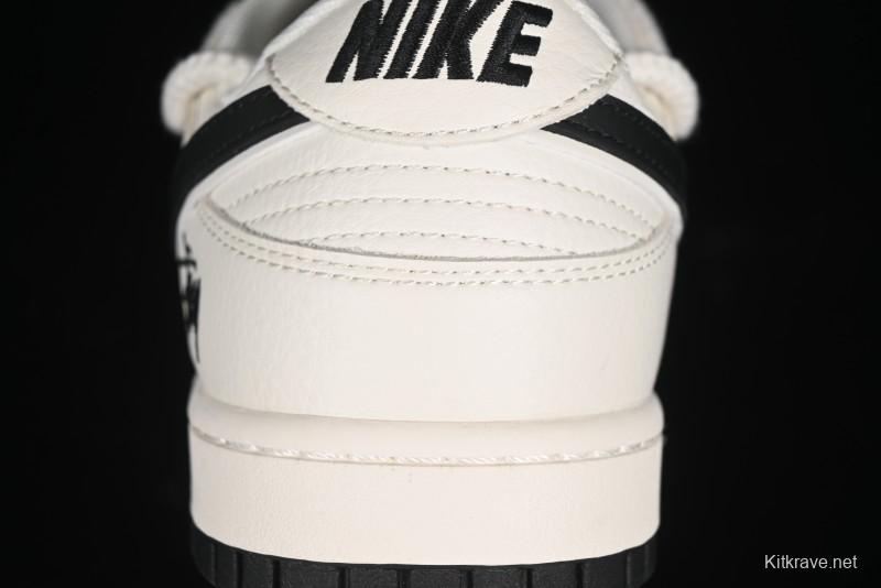 Nike SB Dunk Low Stussy Anniversary Custom Low-Top Casual Skate Shoes - SJ2068-297