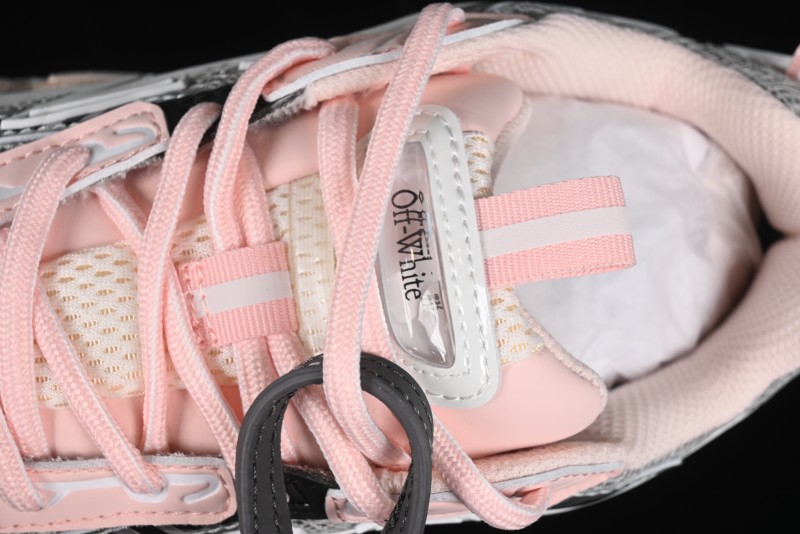 Off-White Be Right Low-Top Lifestyle Sneakers in White Pink - X.E5