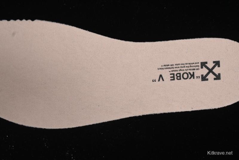 Nike Off-White x Zoom Kobe 5 Professional Basketball Shoes - DB4796-101