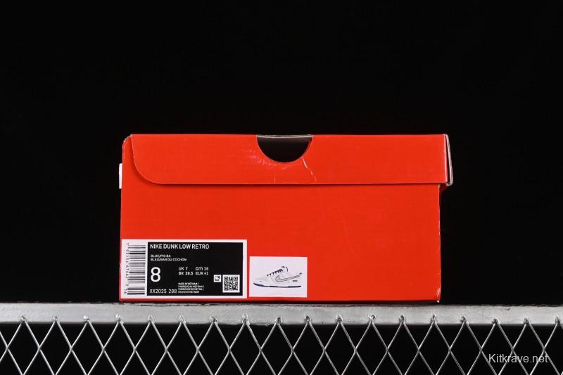 Nike SB Dunk Low Supreme Collaboration - Off-White Double Swoosh Anniversary Custom Low-Top Casual Sneakers - XX2025-288