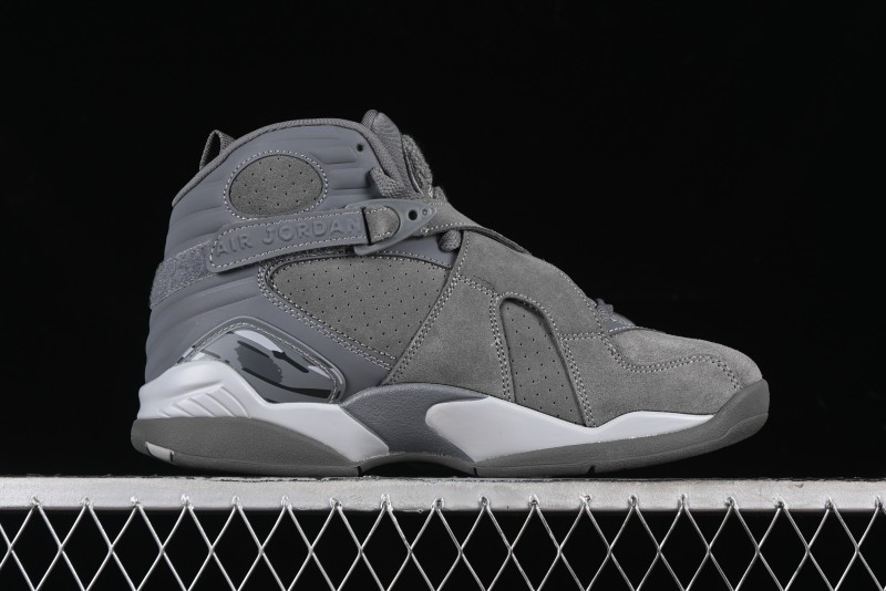 Nike Air Jordan 8 Retro "Cool Grey" Basketball Shoes - 305381-014