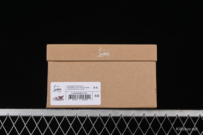 Christian Louboutin Funnyto Flat Comfortable Fashion Low-Top Sneakers - X.D4