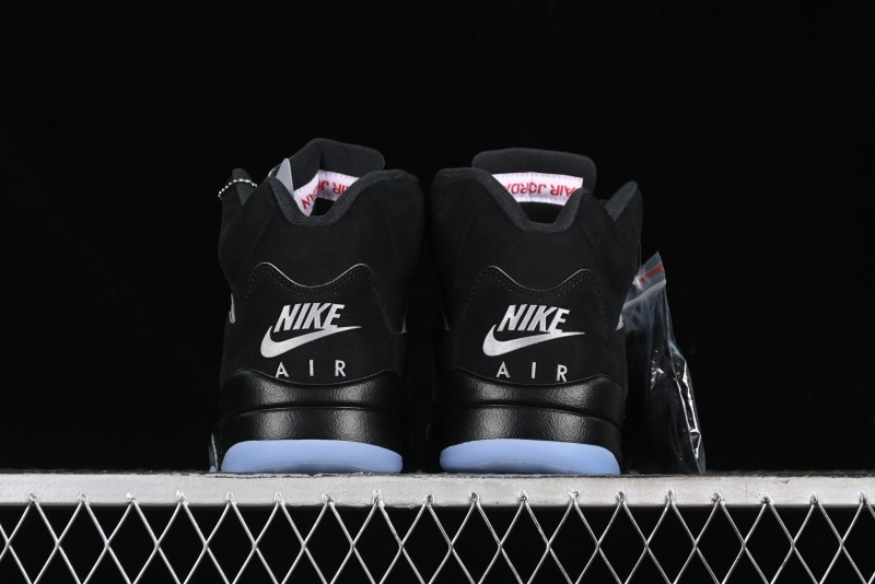 Nike Air Jordan 5 Retro Black Metallic Reimagined Basketball Shoes - HF3975-001