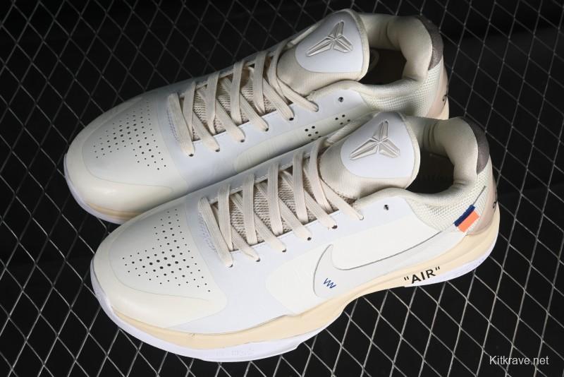 Nike Off-White x Zoom Kobe 5 Professional Basketball Shoes - DB4796-101