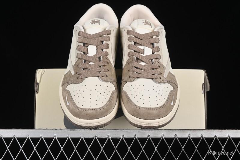 Nike Travis Scott x Fragment Design x Air Jordan 1 Low OG SP AJ1 Retro Sneakers - JH6089-001