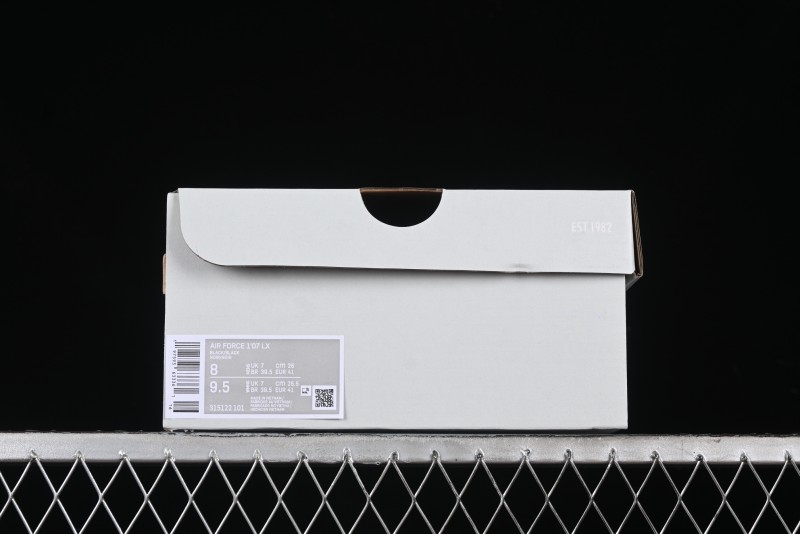 Nike Air Force 1 '07 Low LV Custom All Black Casual Sneakers - 315122-101