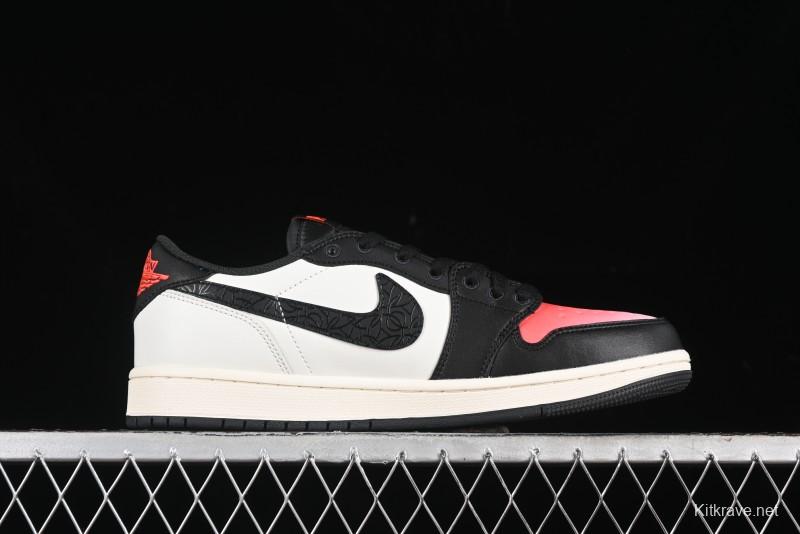 Nike Air Jordan 1 Low AJ1 Gradient China Red Casual Sneakers - HF8828-100