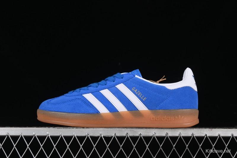 Adidas Originals Gazelle Indoor JI2061 Retro Casual Slip-Resistant Wear-Resistant Low-Top Skate Shoes