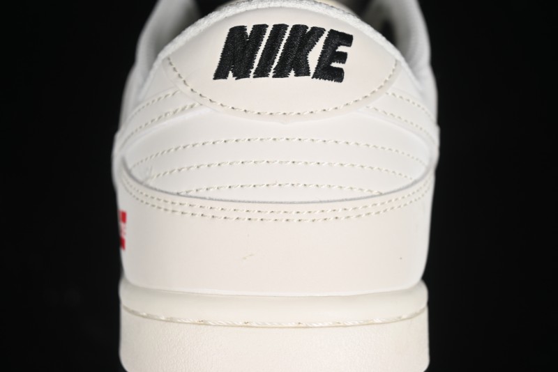 Nike SB Dunk Low Supreme Collaboration - Double Swoosh Dual Color Anniversary High-End Custom Low-Top Casual Skate Shoes - BB8675-112