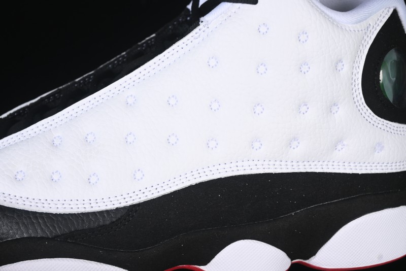 Nike Air Jordan 13 Retro Basketball Shoes in Black/White - 414571-104