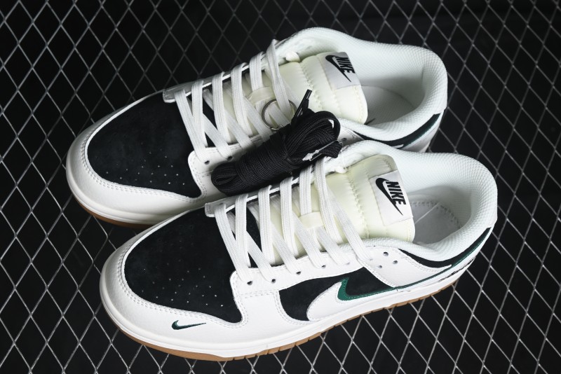Nike SB Dunk Low Stussy Collaboration - Double Shadow White Hook Anniversary High-End Custom Low-Top Casual Skate Shoes - SF1029-406