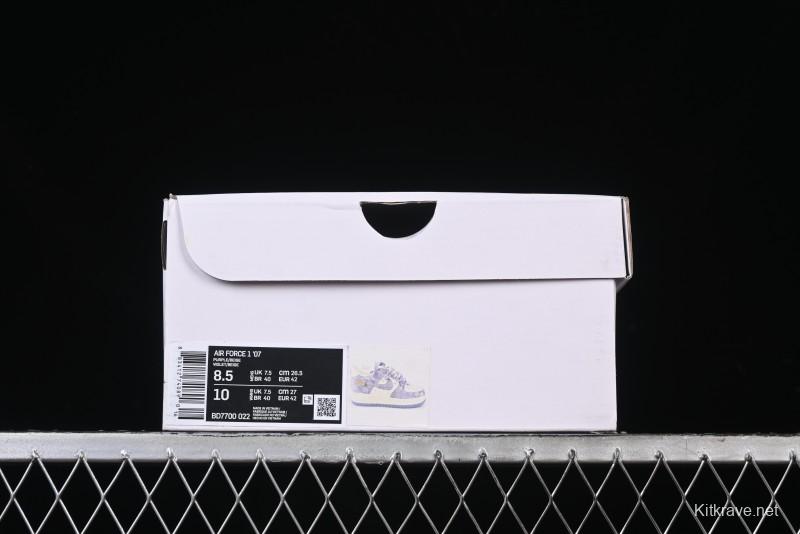 Nike Air Force 1 '07 Low x Gucci Pink Lace-Up Casual Sneakers - BD7700-022