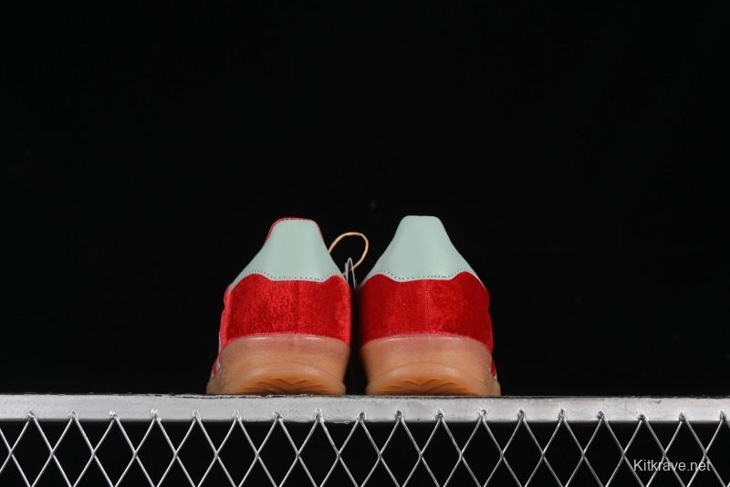 Adidas Originals Gazelle Indoor Sneakers with Thick Sole for Casual Wear Non-Slip耐磨 Low-Top Board Shoes - IG6786