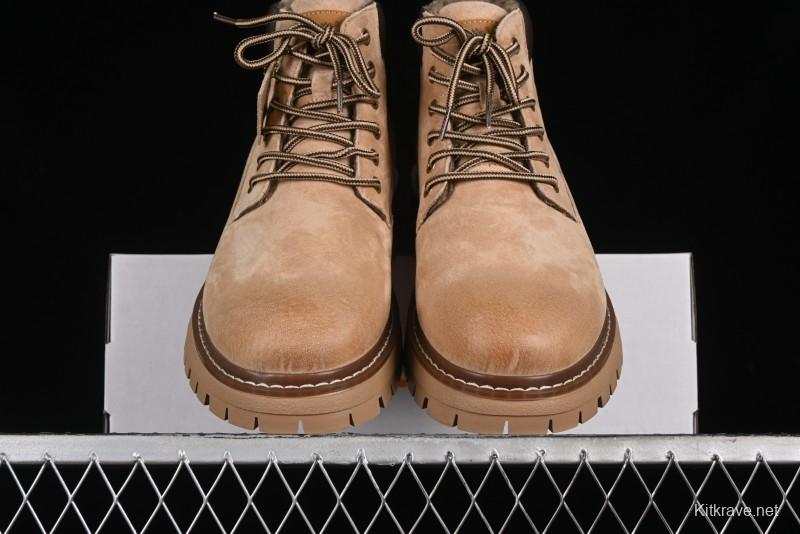 Timberland Outdoor Insulated Mid-Top Casual Tan Boots - TB10069-1BEIGE