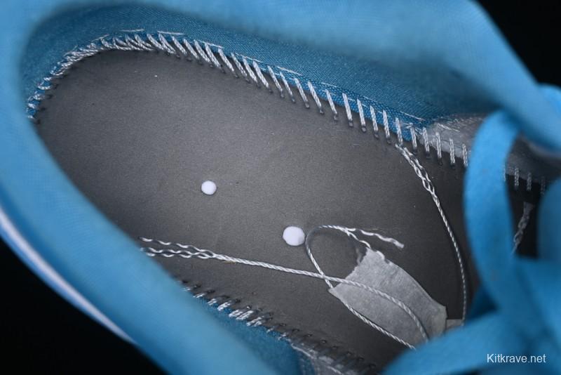 Nike Air Jordan 1 Low AJ1 White Blue Low-Top Casual Sneakers - DC0774-104