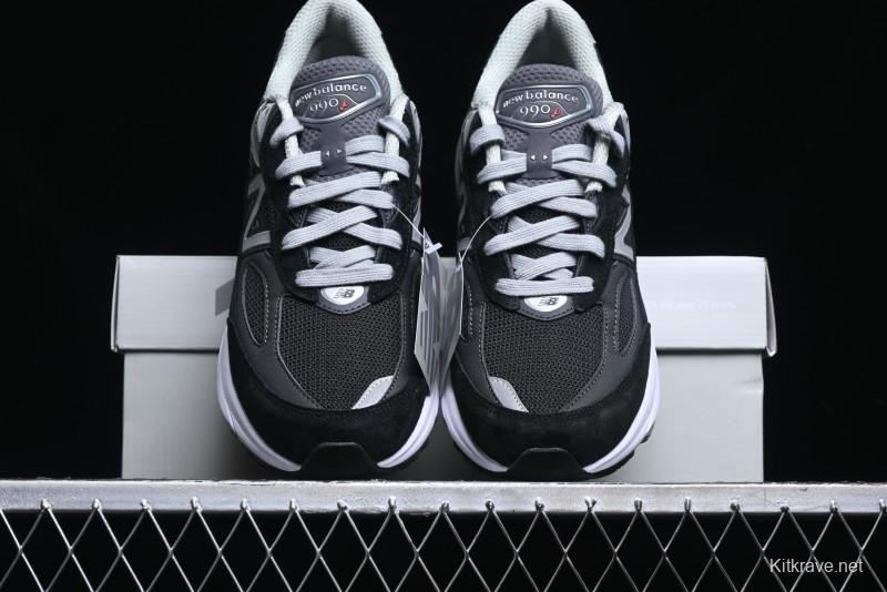 New Balance 990 Series High-End Made in USA Retro Casual Running Shoes - M990BK6