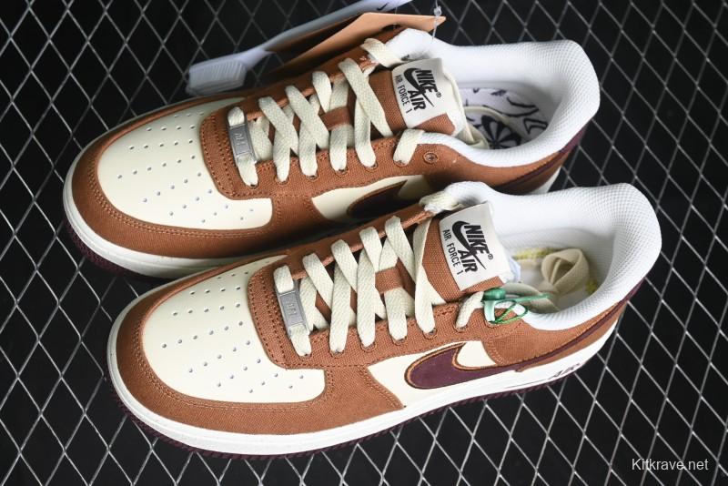 Nike Air Force 1 '07 Low Casual Sneakers with Full-Length Air Cushion - FQ8713-200