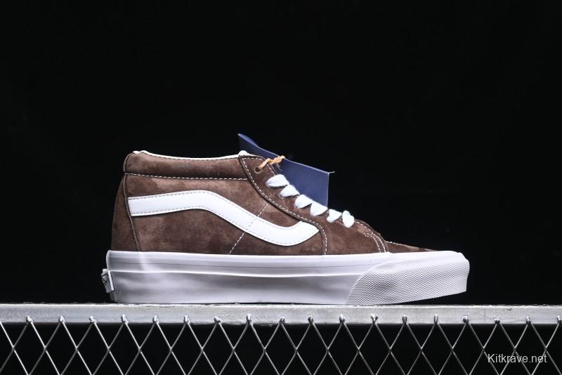 Vans Sk8-Mid Reissue 83 Premium Suede Retro Skate Shoes - VN000CQQDMV