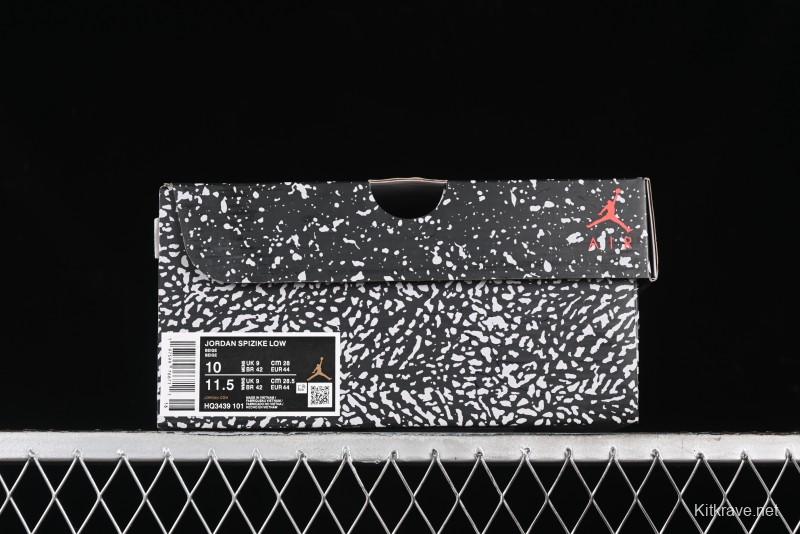 Nike Jordan Spizike Low AJ Retro Casual Sneakers with Multi-Element Design - HQ3439-101
