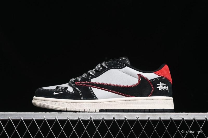 Nike Travis Scott x Fragment Design x Air Jordan 1 Low OG SP AJ1 Sneakers - SJ2068-133