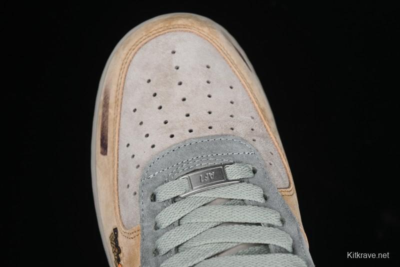 Nike Air Force 1'07 Low "Kakarot" Dragon Ball Z Custom Casual Sneakers for Autumn Winter - CD1212-666