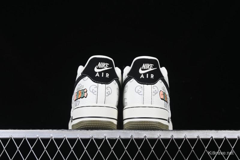 Nike Air Force 1 '07 Low Gucci Collaboration Classic Pattern Low-Top Casual Sneakers - CH6336-516