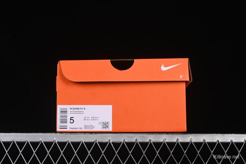 Nike Zoom Fly 6 Lightweight Responsive Running Shoes with React Foam and Carbon Fiber Plate - FN8454-100