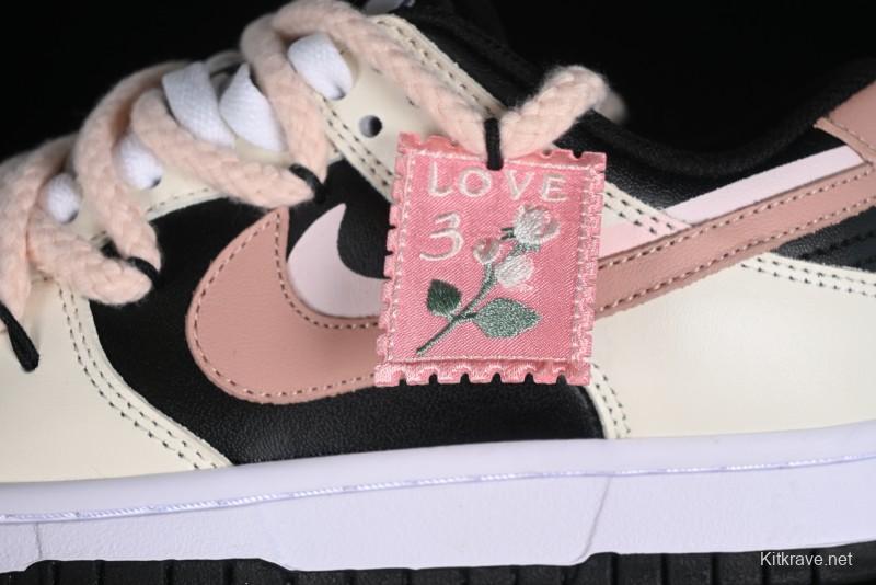 Nike Dunk Low White Dream Garden Black White SB Low Top Casual Skate Shoes - FD1232-001