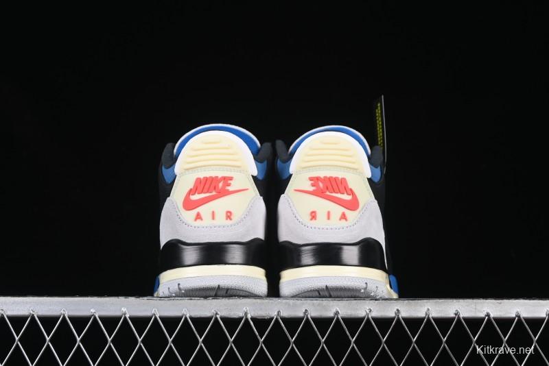 Nike Air Jordan 3 OG "Rare Air" Retro Basketball Shoes with Reverse Swoosh Design - IB8967-004