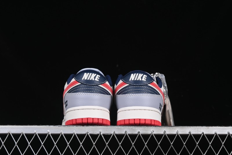 Nike SB Dunk Low Supreme Collaboration Anniversary Custom Low-Top Casual Sneakers - DM6868-045