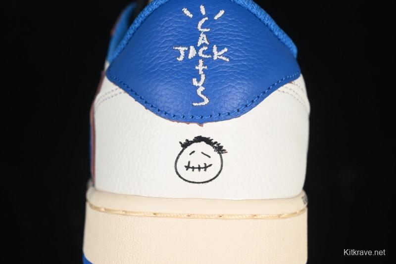 Nike Travis Scott x Air Jordan 1 Low OG AJ1 Reverse Swoosh - DM7866-104