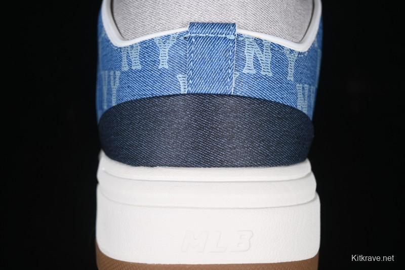 New York Yankees MLB Chunky Liner Lightweight Platform Sneakers with 6cm Height Increase - 3ASXCHL4N50BLS