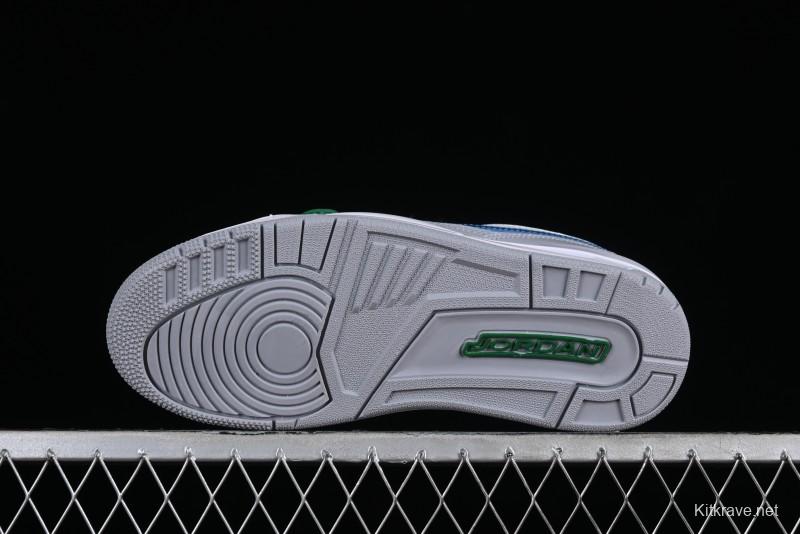 Nike Air Jordan Legacy AJ312 Low Triple Strap Sneakers with Premium Leather - CD9054-140