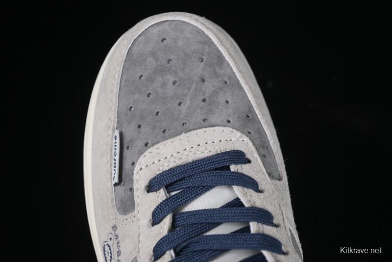 Nike Air Force 1 '07 Low Collaboration with Violent Bear - Snow Grey Pigskin Edition - KK1988-053