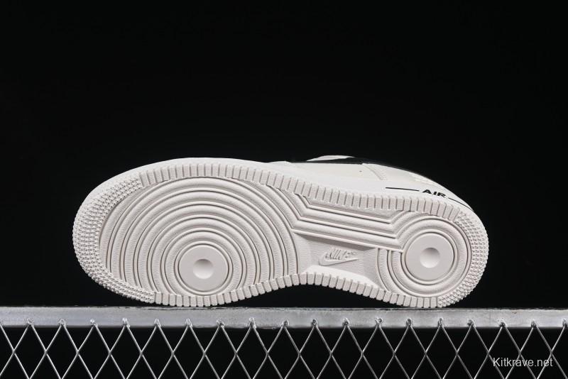 Nike Air Force 1 '07 Low Ted x Portland Triple Collaboration Reflective Black Casual Sneakers - DD8959-706