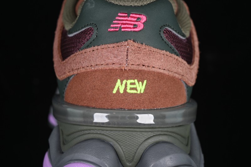 New Balance 9060 Retro Casual Running Shoes with ABZORB Cushioning Technology - U9060BUR
