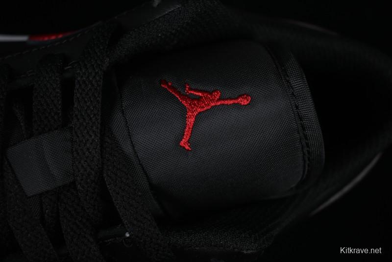 Nike Air Jordan 1 Low AJ1 Red Black Low Top Casual Sneakers - 553558-067